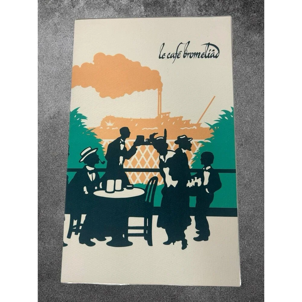The French Garden Bar Le Cafe Bromeliad Hilton Vintage Menu